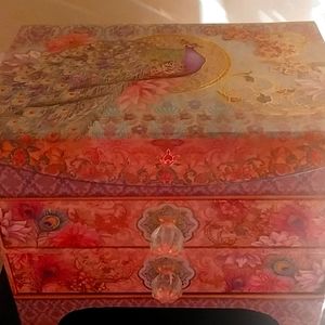 Peacock jewelry box
